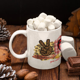 Anpassningsbar Kärlek Peace Havanna Alla hjärtans  Kaffemugg