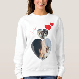 Anpassningsbar Katt Lover Sweatshirt - Personlig H T Shirt
