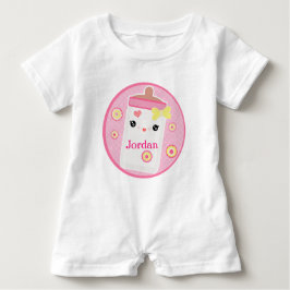 Anpassningsbar Kawaii Baby Flaska Girl Girl Baby R Tee