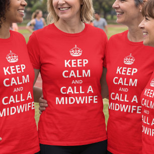 Anpassningsbar Keep Calm-parodi - Ring en barnmors T Shirt