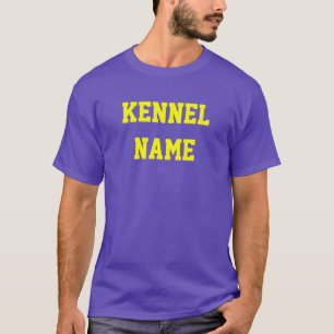 ANPASSNINGSBAR KENNEL NAMN TEE SHIRT