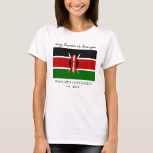 Anpassningsbar Kenyan Flagga