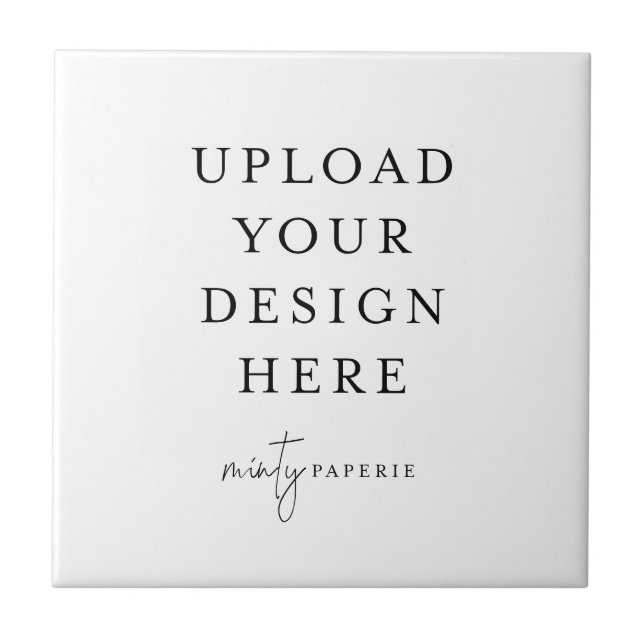 Anpassningsbar keramik Tile - gör det själv Kakelplatta (Framsidan)