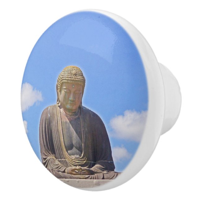 anpassningsbar keramisk knob/"BUDDHA" Knopp (Höger)