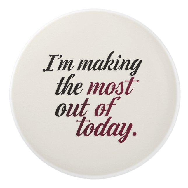 Anpassningsbar keramisk knopp (Framsidan)