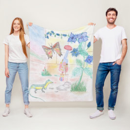 Anpassningsbar Kids Artwork, Nutcracker leksak, bu Fleecefilt