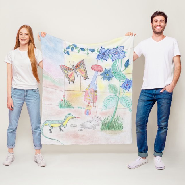 Anpassningsbar Kids Artwork, Nutcracker leksak, bu Fleecefilt (På plats)