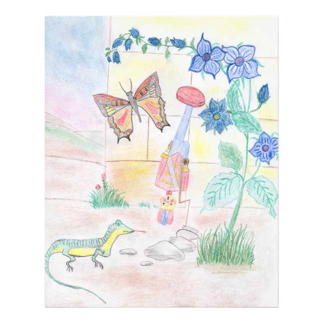Anpassningsbar Kids Artwork, Nutcracker leksak, bu Fototryck (Framsidan)