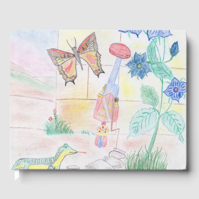 Anpassningsbar Kids Artwork, Nutcracker leksak, bu Gästböcker (Framsida)