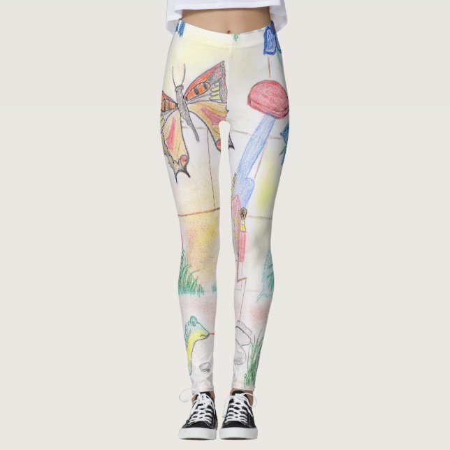 Anpassningsbar Kids Artwork, Nutcracker leksak, bu Leggings (Framsida)