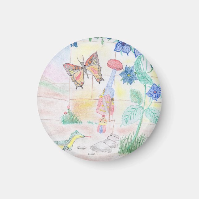 Anpassningsbar Kids Artwork, Nutcracker leksak, bu Magnet (Framsidan)