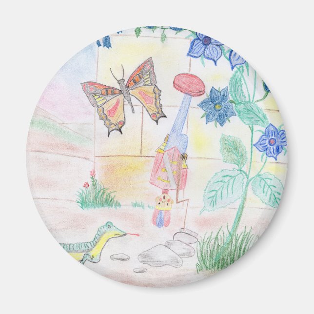 Anpassningsbar Kids Artwork, Nutcracker leksak, bu Magnet (Framsidan)