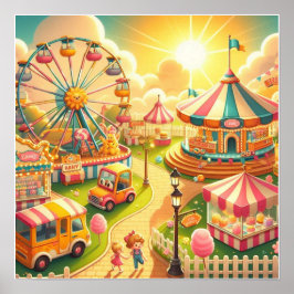 Anpassningsbar Kids Carnival Wall Poster