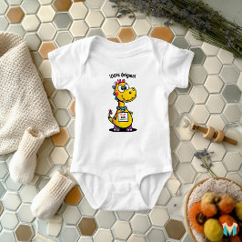 Anpassningsbar Kids Dinosaur med Namn och Mobil Mä T Shirt