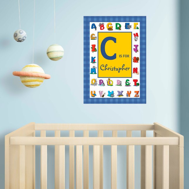 Anpassningsbar Kids Namn / Alphabet Poster (Skapare uppladdad)