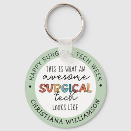 Anpassningsbar Kirurgisk teknolog Veckogåvor Nyckelring