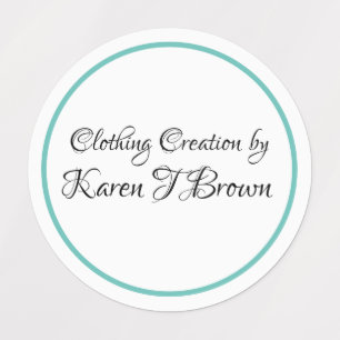 Anpassningsbar Kläder etiketter