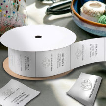 Anpassningsbar klädesplagg etiketter ovanpå hals, 