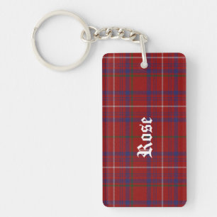 Anpassningsbar Klan Ro Tartan Play Nyckelring