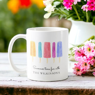 Anpassningsbar - klar, färglös modern sommar kaffemugg