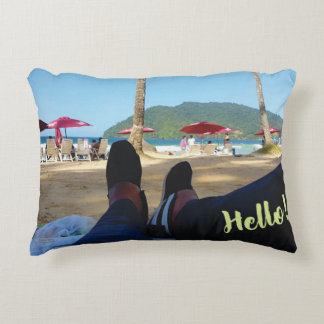 Anpassningsbar Klass A bomullsdekorfärg 16 x 12 tu Prydnadskudde