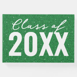 Anpassningsbar, klass År, Grönt Glitter Gästböcker