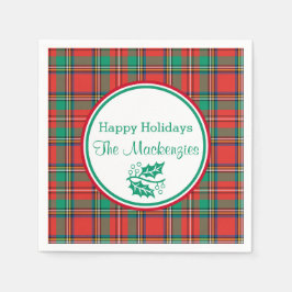 Anpassningsbar Klassisk julklapp Pappersservett