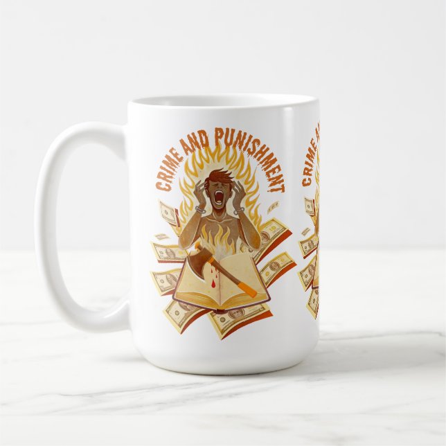 Anpassningsbar-Klipp vinyletikett Kaffemugg (Vänster)