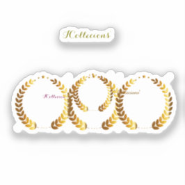 Anpassningsbar-Klipp vinyletikett Klistermärken