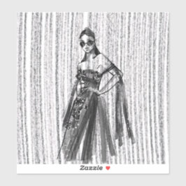 Anpassningsbar-Klipp vinyletikett Klistermärken