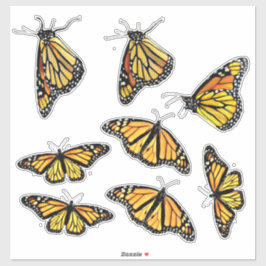 Anpassningsbar Klipp vinylStickers - Monarch Butte Klistermärken