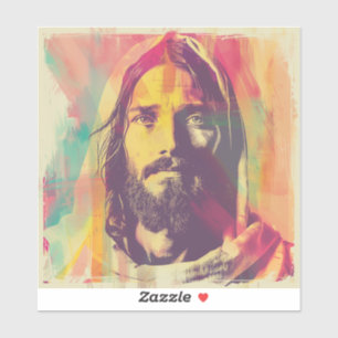 Anpassningsbar-klippt Jesus vinylSticker Klistermärken