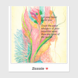 Anpassningsbar-klippt Vintage Flower Angel Vinyl S Klistermärken