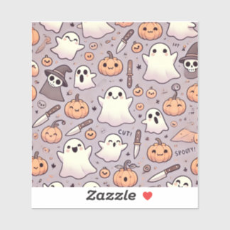 Anpassningsbar-klippt vinylHalloween-märke 4 tum x Klistermärken