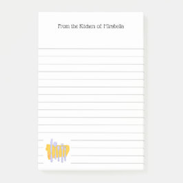 Anpassningsbar Köksinnerware Längst Post it Notes Post-it Block