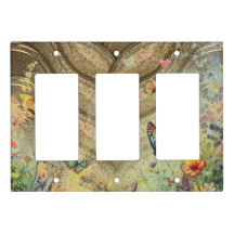 Anpassningsbar konst av blomsterträdgårdsgolden