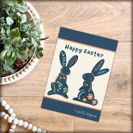 Anpassningsbar-kort för folkbunnies flotta Blommig Kort