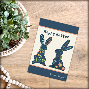 Anpassningsbar-kort för folkbunnies flotta Blommig Kort