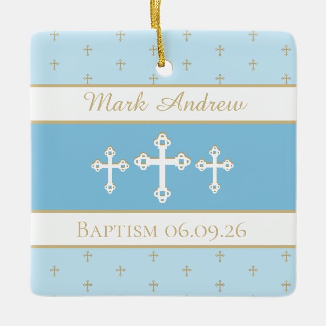 Anpassningsbar, kristen baptism Ornament (Framsida)