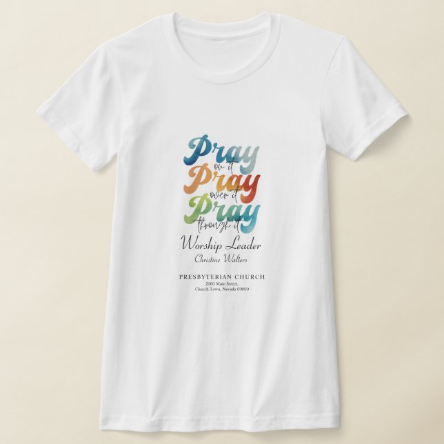 Anpassningsbar kristen grupptröja t shirt (Laydown)