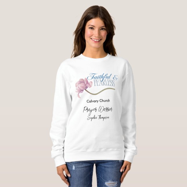 Anpassningsbar kristen grupptröja t shirt (Hel framsida)