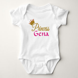 Anpassningsbar Krona Princess T Shirt