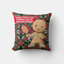 Anpassningsbar Krumpen Jul Rally Gingerbröd Kudde