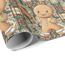 Anpassningsbar Krumpen Jul Rally Gingerbröd Presentpapper