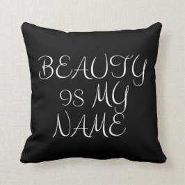 Anpassningsbar kudder med skönhet är mitt kända kudde