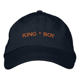 Anpassningsbar KUNG BOY tryckte Stil Charm Navy Broderad Keps