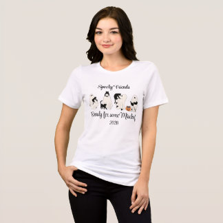 Anpassningsbar Kuslig Spökkatts T-Shirt