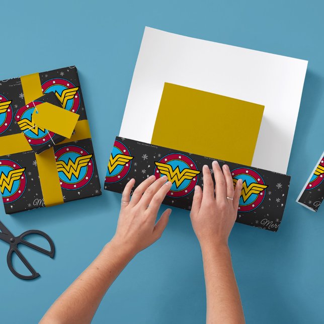 Anpassningsbar  Kvinna Julsnöflake Presentpapper (Skapare uppladdad)