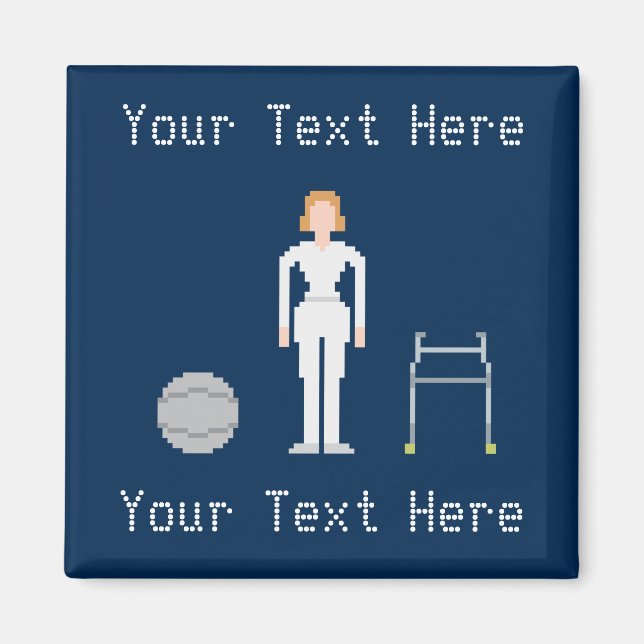 Anpassningsbar Kvinnlig fysisk behandling Magnet (Framsidan)