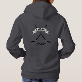 Anpassningsbar Kvinnor Hockey Hoodie Sweatshirt T-shirt